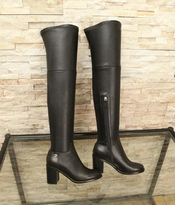 CHANEL Knee-high boots Lined with fur Women--041